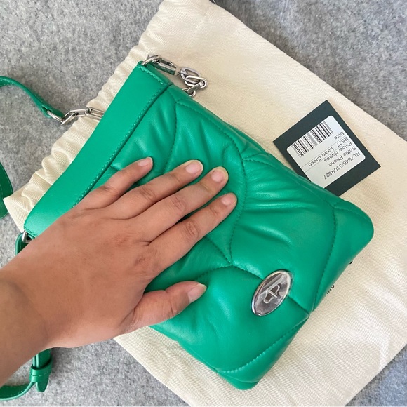 NWT Mulberry Softie Phone Bag Green - Picture 7 of 11